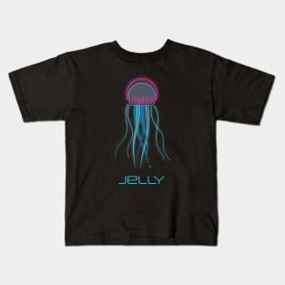 Neon Jellyfish Kids T-Shirt